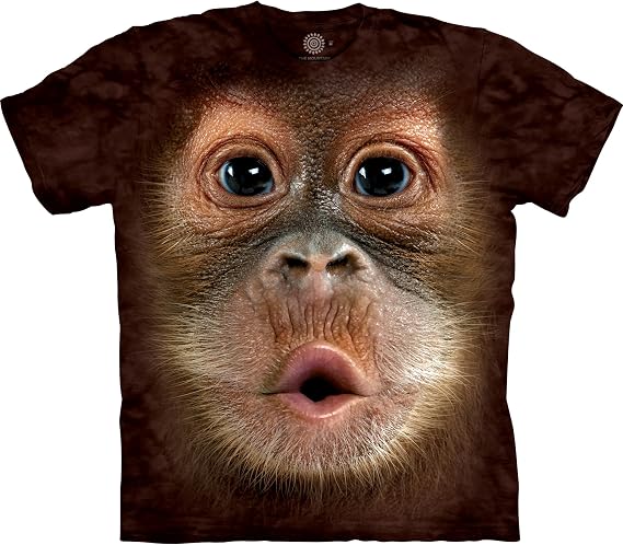 The Mountain Men's Big Face Baby Orangutan T-Shirt