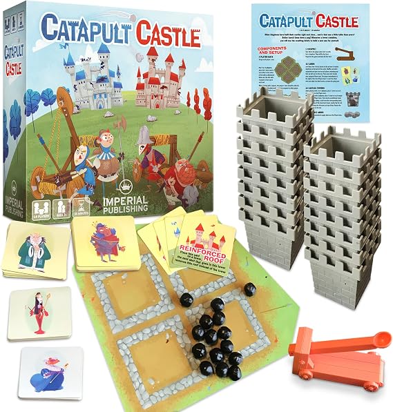 Catapult Castle 1-4 Player Medieval Dexterity Game