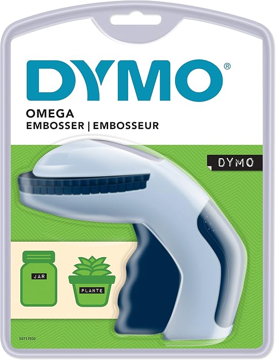 Dymo Omega, Personal Mechanical Labeling Machine (Compatible Use with 9 mm Embossed Strips) - S0717930