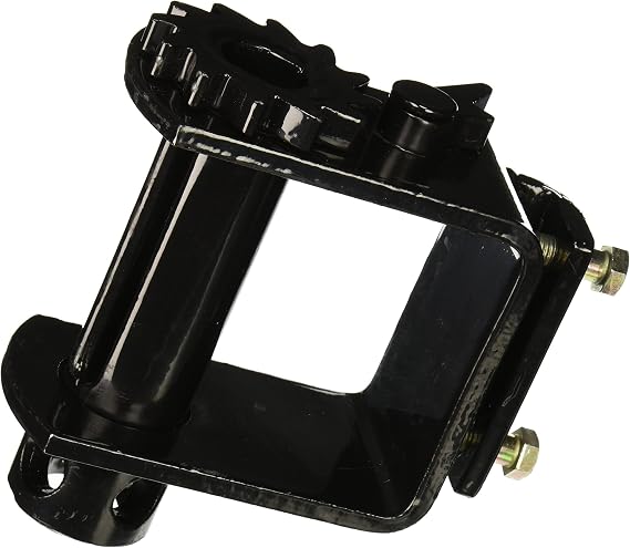 Buyers Products 1903020 Bolt On Trailer Winch, WLL 5,500, Steel w/Black Powdercoat, Fully Slotted Mandrel, For Use w/ 4 Inch Straps, Trailer Cargo Control Accessories