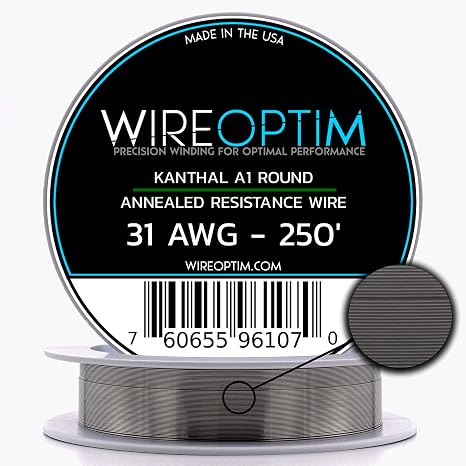 Kanthal A1 Resistance Wire 31 AWG - 250 Feet