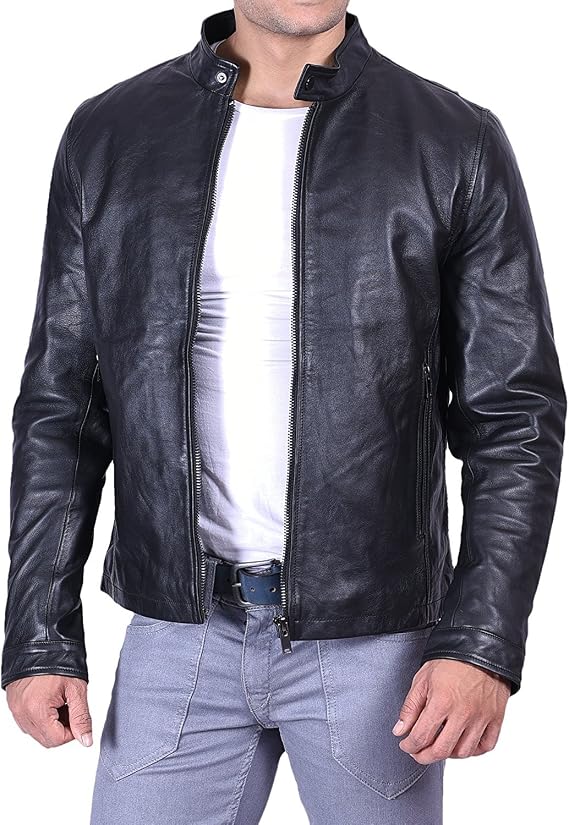 SID Men's Casual Wear Leather Jacket & Biker Jacket