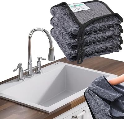 Shiny Cleaning Cloths,3pcs Shiny Drying Towels,Shower Doors Drying Towels,16  24in Streak Free Glass Window Car Mirror Super Absorben Microfiber Cleaning Cloths 3pcs grey1624