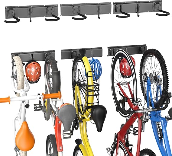 TORACK Wall Mounted Bike Storage Rack, Vertical Bikes Storage for Garage