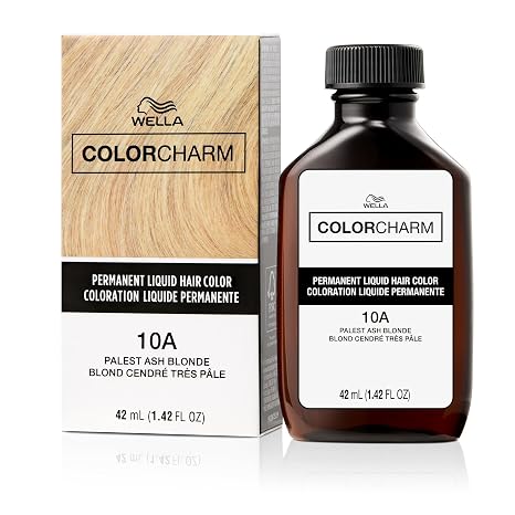 COLORCHARM Permanent Liquid Hair Color for Gray Coverage, Ash Blonde
