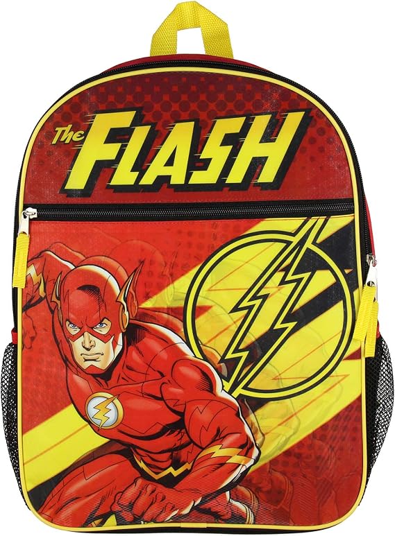 Bioworld DC Comics The Flash 16" Flat front Backpack