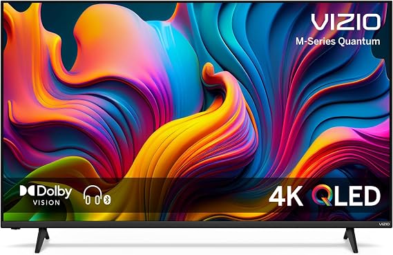 VIZIO 55-Inch M-Series 4K QLED HDR Smart TV with Voice Remote, Dolby Vision, HDR10+, Alexa Compatibility, VRR with AMD FreeSync, M55Q6-J01, 2022 Model