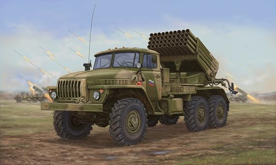Trumpeter Russian BM-21 Hail Multiple Rocket Launcher Late Version (1/35 Scale) (TSM-1014)