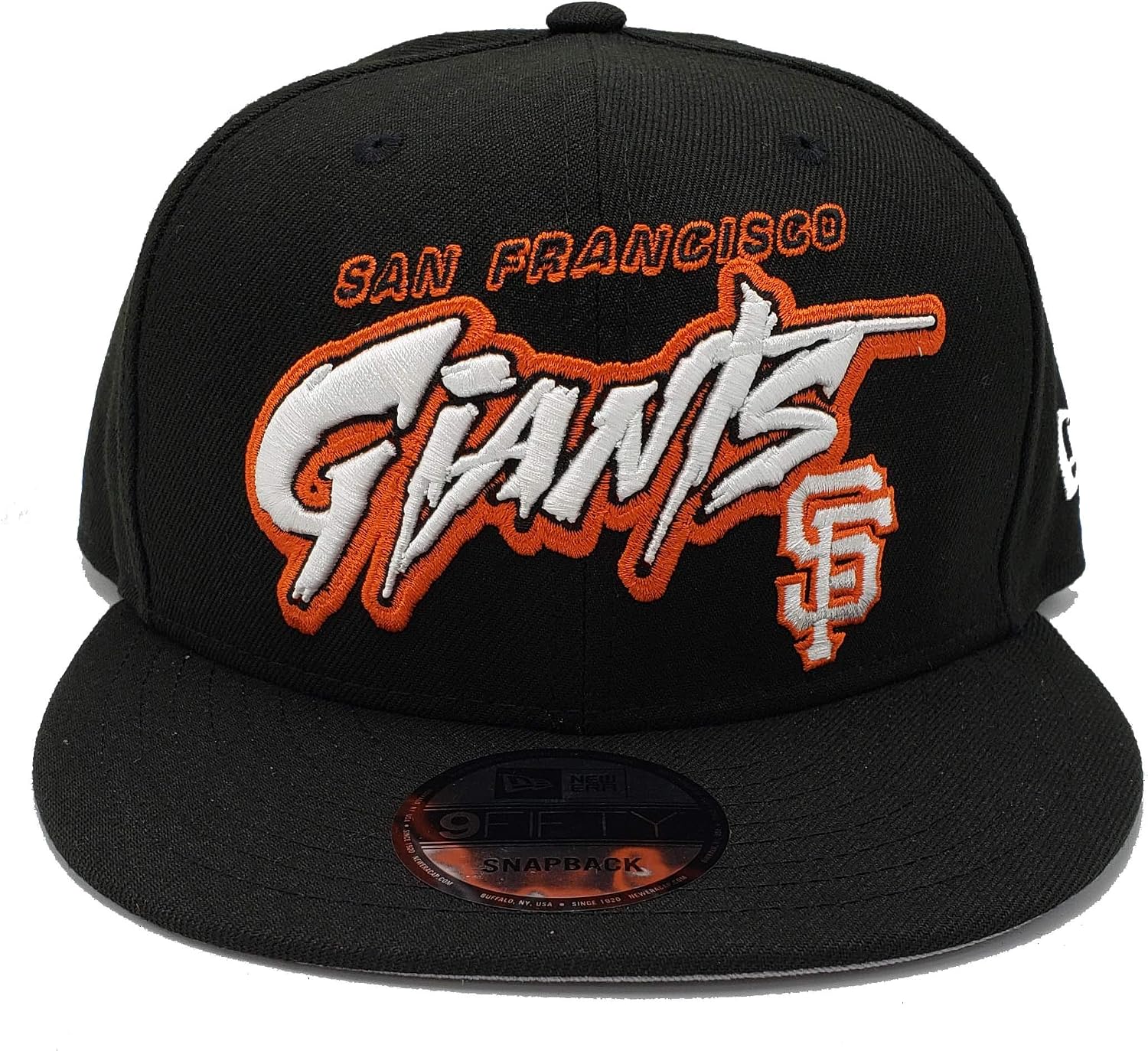 New Era 9FIFTY A3 Retro Script Adjustable Snapback Hat San Francisco Giants Graffiti