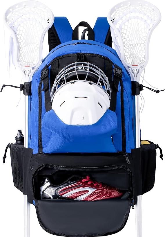 GoHimal Lacrosse Bag Extra Large Lacrosse Backpack | Tow Stick Holder