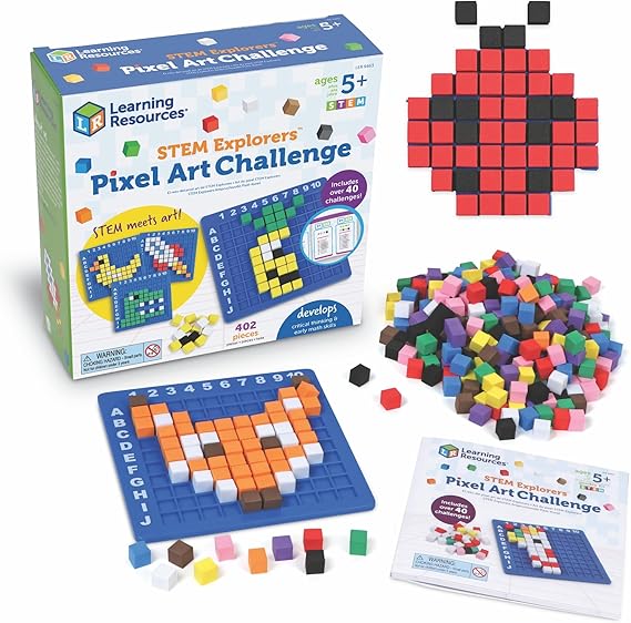 Learning Resources STEM Explorers Pixel Art Challenge