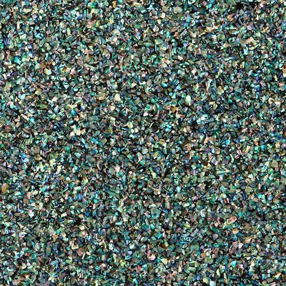 Abalone Shell Inlay Veneer for DIY or Professional Inlay Embellishments - Sustainable New Zealand Paua Galaxy- With 3M Double Sided Tape Backing - 9.45"X2.75"