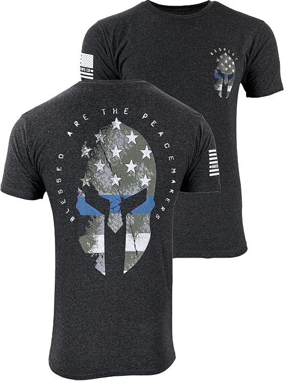 Howitzer Style Men's T-Shirt Chris Kyle Circle Shiled Military Grunt MFG
