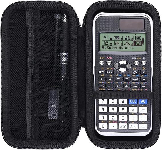 khanka Carrying Case for Texas Instruments TI-30Xa / TI BA II Plus/TI-30XIIS /Casio FX-991EX / fx-115ES Plus Scientific/Financial Calculator,Case Only