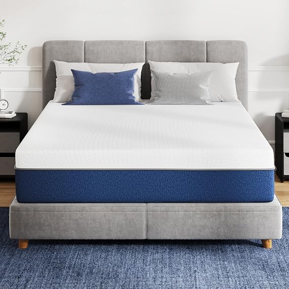 MLILY 14 Inch Memory Foam Mattress Series (Haven-White, Twin) | Gel Cooling Mattress Bed in a Box, Fiberglass Free Mattress, Medium Firm Mattress, CertiPUR-US Certified, 38x75