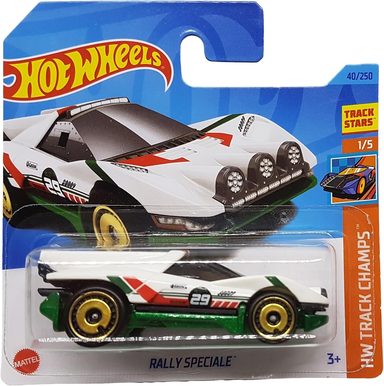 Hot Wheels - Rally Speciale - HW Track Champs 15 - HKK37 - Short Card - Castrol - Bilstein - Track Stars - Mattel 2023