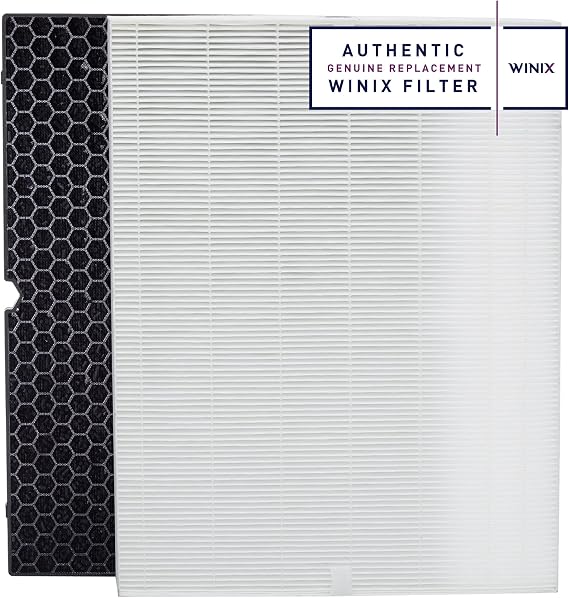 Genuine Winix Filter Q 1712-0123-00 with Activated Carbon for Odor Control For Winix 5510, 5520 and 5530