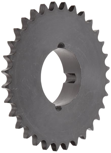Tsubaki H50BTL18 Roller Chain Sprocket, Single Strand, Taperlock Design, Hardened Teeth, 1610 Bushing Required, 18 Teeth, #50 ANSI No., 5/8" Pitch