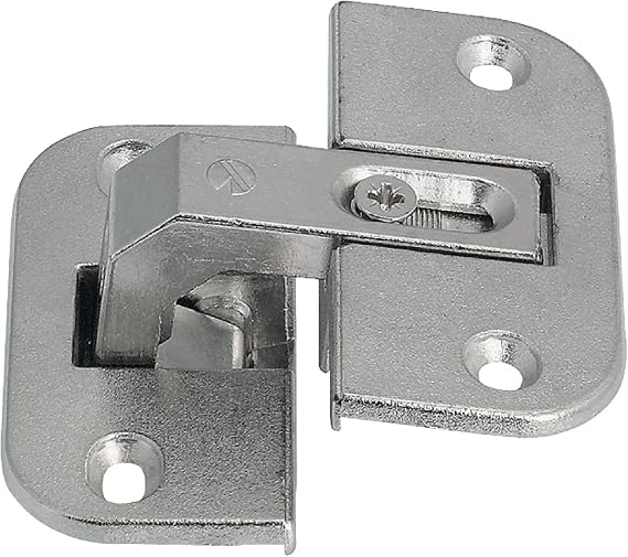 Hafele America 343.90.710 Pie-Cut Corner Cabinet Hinge, 78 Degree Opening Angle