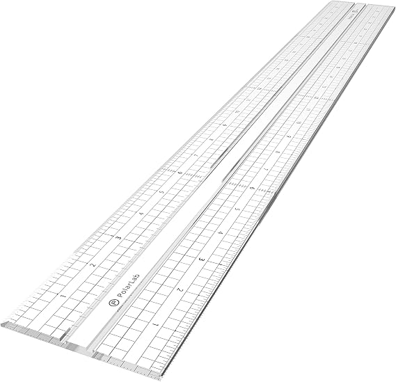 Acrylic Ruler - Designed for Perfect Cut Set - 24 Inch