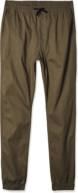 Southpole Boys' Big Jogger Pants in Basic Stretch Twill Fabric