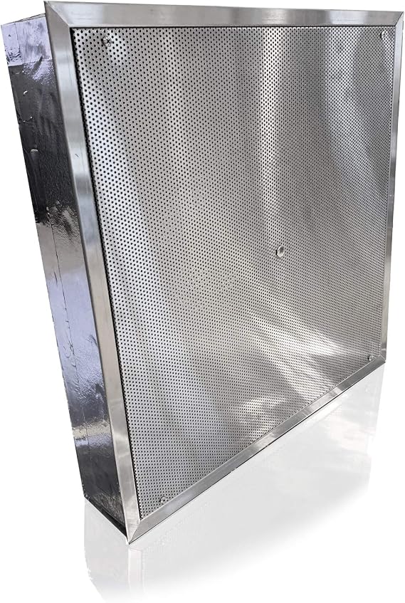 Stainless Steel Perforated Ceiling Diffuser (12" Round Supply Collar)