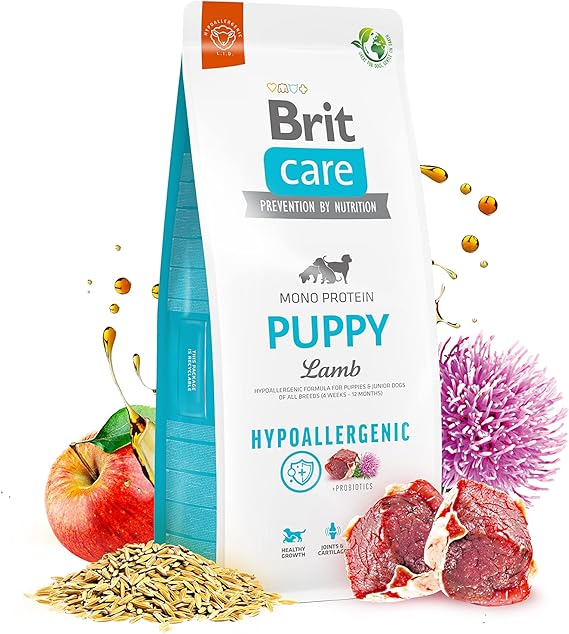 Brit Care Puppy, Single Protein, Hypoallergenic, Lamb Dry Food for Puppies, 12 kg