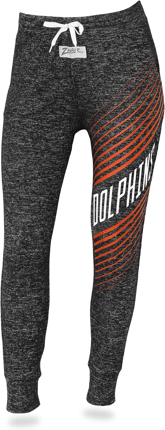 Zubaz NFL Women's Dark Heather Grey Joggers - Team Options