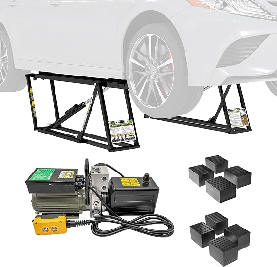 QuickJack 5000TL Portable Car Lift ALI Certified 5,000 lb Capacity with 110V Power Unit, Compact Alternative to a 2-Post Car Lift for Garage, Home Mechanics, DIY Auto Repair, or Shop Use