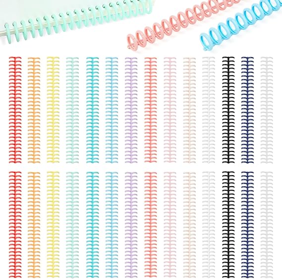 70 Pcs Plastic Binder Combs 30 Ring Comb Binding Spines