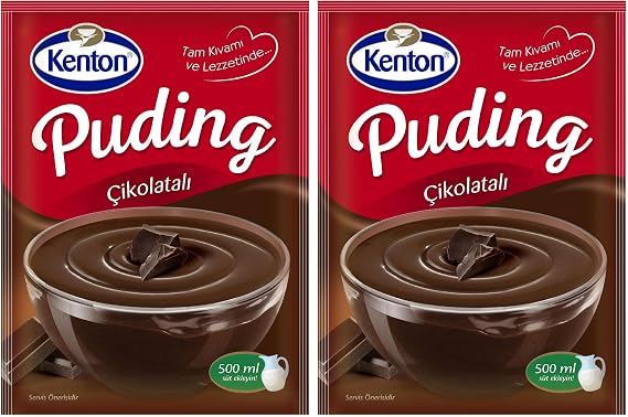 Kenton Puding Çikolatalı 100g 2li paket