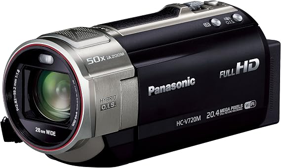 Panasonic HC-V720M-K Digital HD Camcorder V720 with Internal Memory 64GB Black