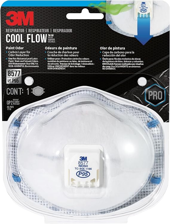 3M Paint Odor Valved Respirator (8577PA1-B-PS)