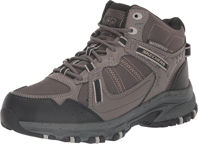 Skechers Mens Hillcrest Waterproof HikerHiking Shoe
