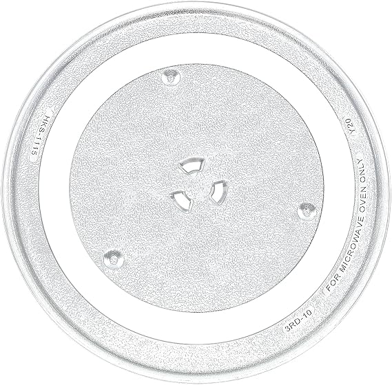 12.5" Microwave Glass Turntable Tray Glass Plate WB39X10003 - Fit for GE Kenmore Samsung Hotpoint Microwave 12 1/2" Plate - Replaces WB39X10002 WB48X10005 WB49X10069 by Beaquicy