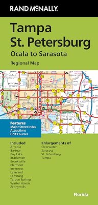 Rand McNally Folded Map: Tampa and St. Petersburg Regional Map Map Folded Map, October 25, 2024