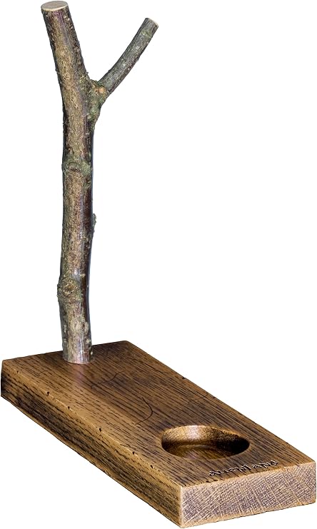 Vauen Auenland Pipe Stand with Real Branch and Oak Base