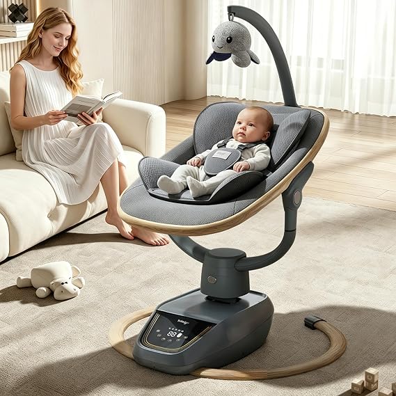 Trimigo Electric Baby Swing for Infant to Toddler,Newborn &Infant Swing