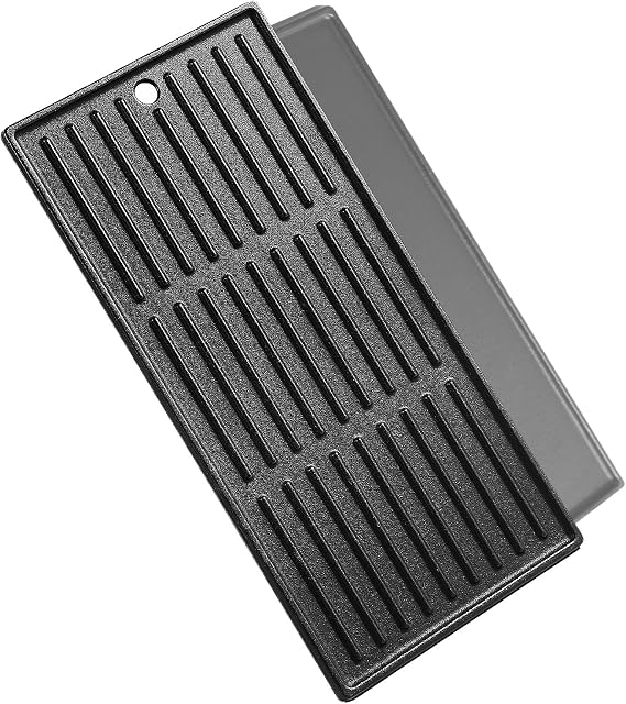 463370519 Griddle Grill Replacement Parts for Charbroil Gas2coal Grill Parts Hybrid 463370516 463340516 463336818 463341918 463343015 463370518 140008 Performance 220 Reversible Griddle Plate