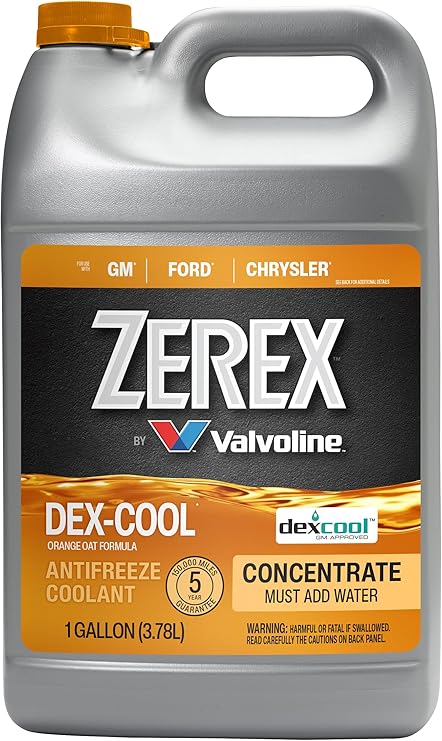 Zerex Dex-Cool Antifreeze Coolant Concentrate 1 Gallon