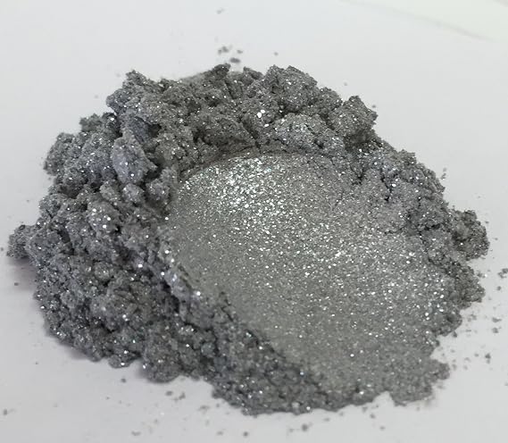 Diamond Aluminium Mica Pigment Powder (Epoxy,Resin,Soap,Plastidip) Black Diamond Pigments 51g/1.8oz in a 4oz container.
