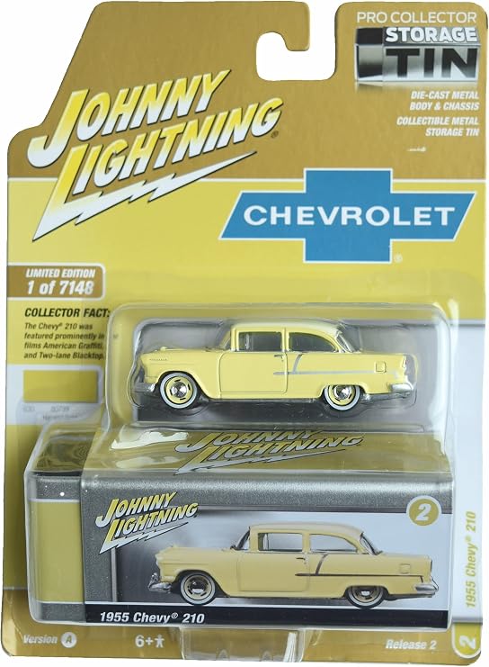 Johnny Lightning 1955 Chevy 210, Limited Edition [Yellow]