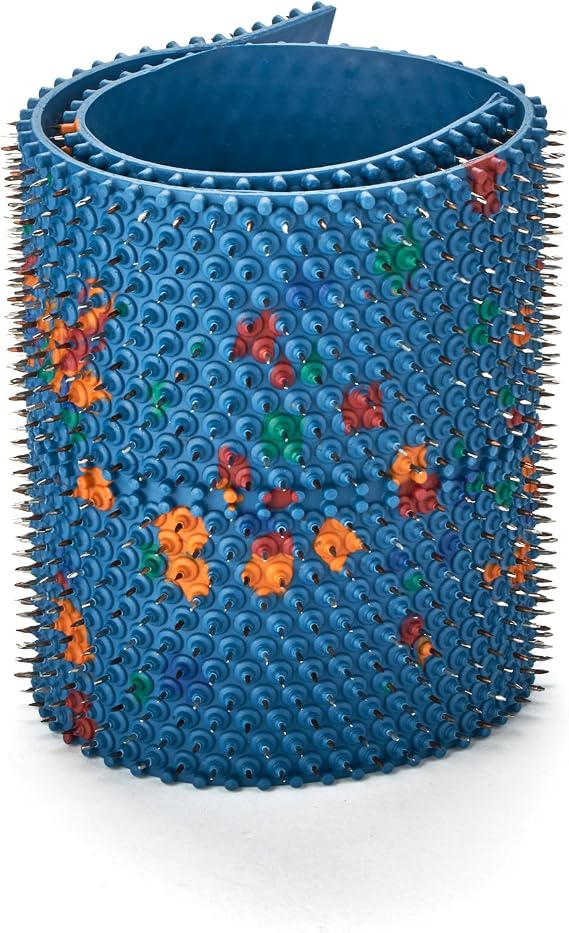 Lyapko Acupressure Mat Quadro 6.2 | Original Multi-Metal Massage Mat | Long Back Massage Mat with 0.24 in (6.2 mm) Needle Spacing for Neck, Back, Legs & Daily Self-Care