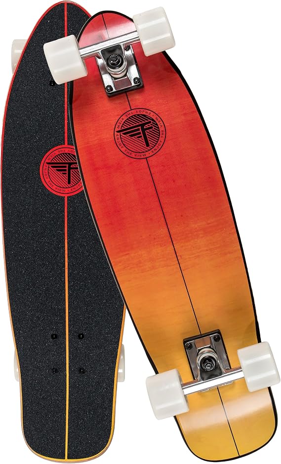 Flybar Skate Cruiser Boards 24 27.5" Strong 7 Ply Canadian Maple Complete Skateboards - 60mm PU Wheels with High Speed ABEC 9 Bearings