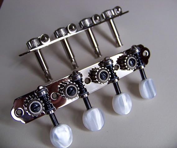 Rubner Mandolin Tuning Machines/Silver Nickel with bearing upgrade