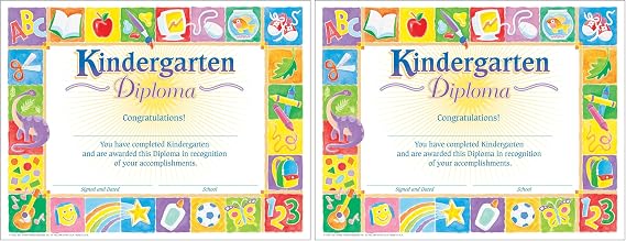 TREND enterprises, Inc. Classic Kindergarten Diploma, 30 ct (Pack of 2)