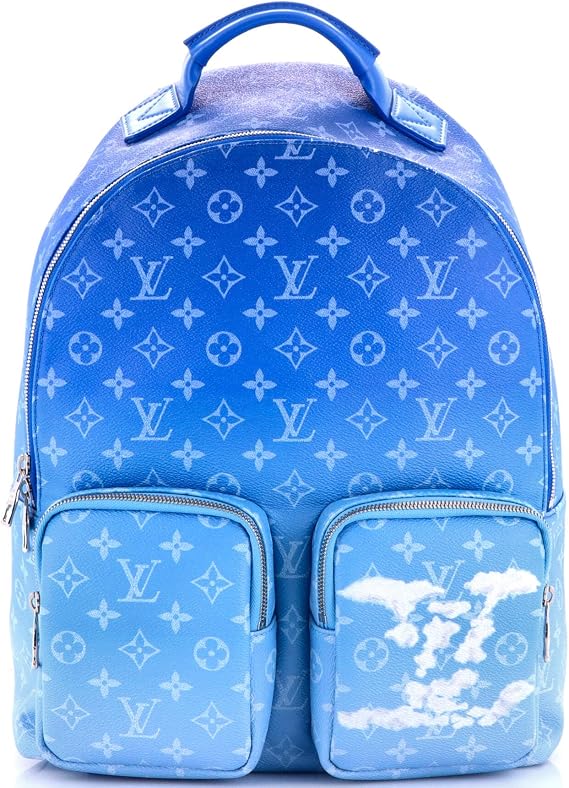 Pre-Loved Multipocket Backpack, Blue