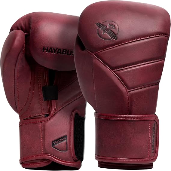 Hayabusa T3 LX Leather Boxing Gloves | Leather Boxing Gloves, Training Gloves Men and Women, Sparring Gloves, Heavy Bag Gloves, 16oz Boxing Gloves, Muay Thai Gloves