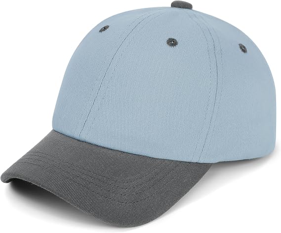 Baby Baseball Hat Toddler Baseball Cap Colorblock Cotton Girl Boy Sun Hats Adjustable Size Summer Spring Autumn for 6M-6Y