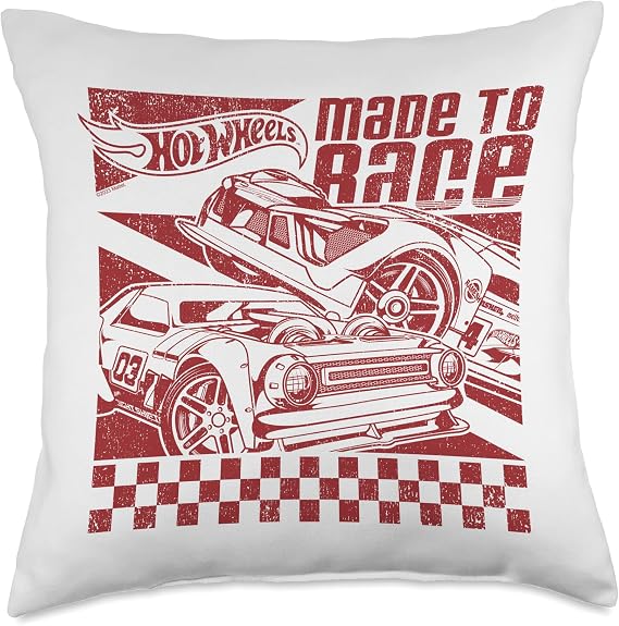 Hot Wheels - Made for Races Throw Pillow